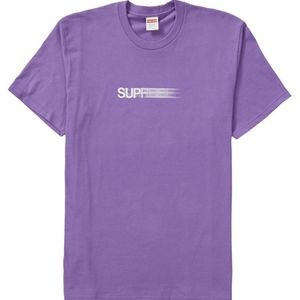 Supreme's Motion Logo Tee - Purple